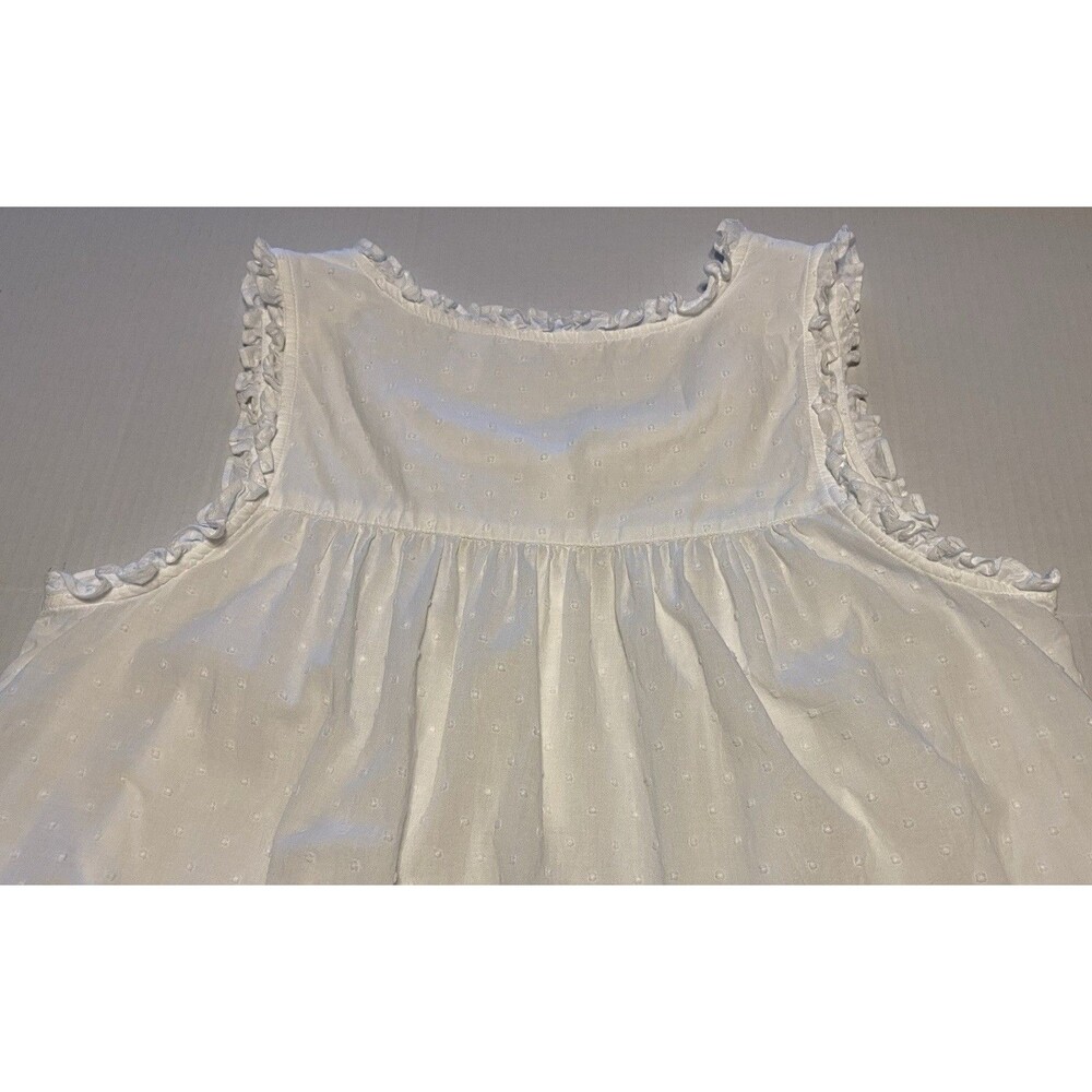 Adonna Sleepwear Nightgown Cotton Swiss Dot Sz M Cottagecore Prairie Romantic - Picture 11 of 15